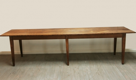 Unusual Long 19th Century French Table