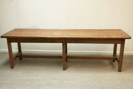Long French Oak Rustic Dining Table