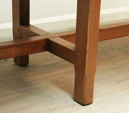 Long French Oak Rustic Dining Table