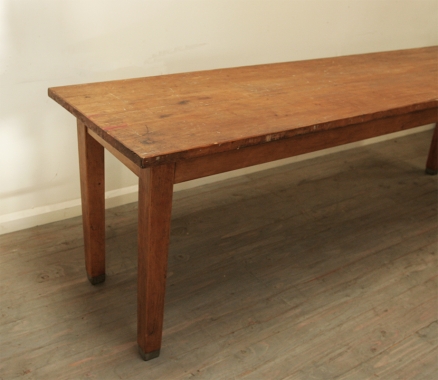 Long Vintage Work Table