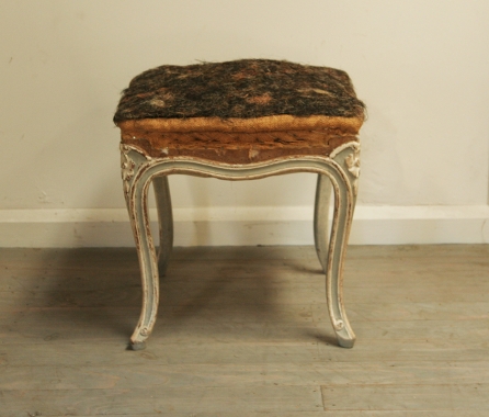 Louis 15 Style Painted Stool