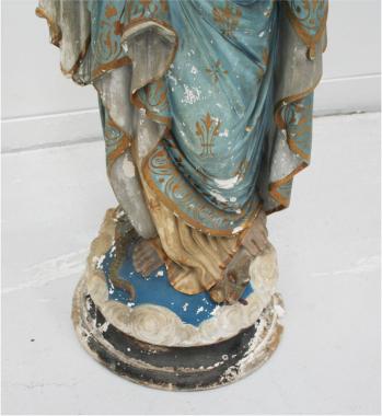 French madonna figurine 