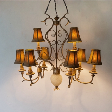 Large, Decorative, 20th Century Pendant Light 
