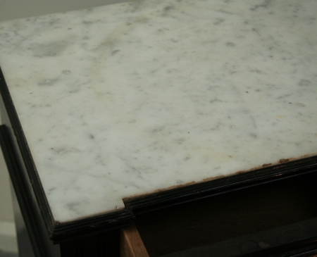 Napoleon III Ebonised Bathroom Cabinet