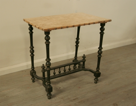 Napoleon III Ebonised Side Table