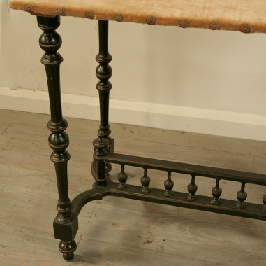 Napoleon III Ebonised Side Table
