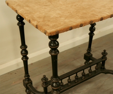 Napoleon III Ebonised Side Table