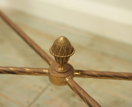 Neoclassical Brass Coffee Table