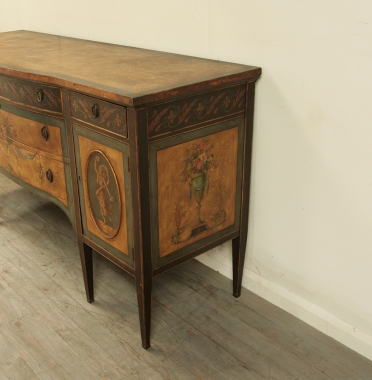 Neoclassical Painted Sideboard