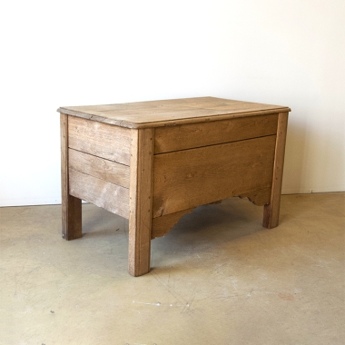 French Early 19th Century Oak Coffer