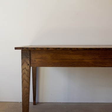 French 19th Century Oak Farmhouse Table