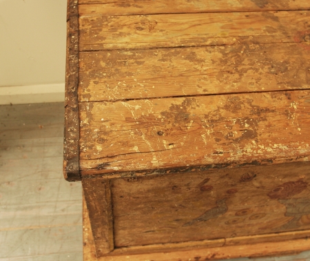 French 19th Century Painted Coffer