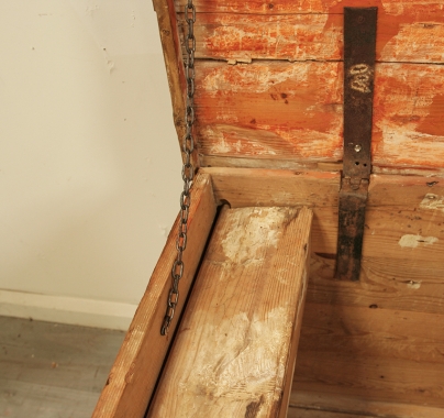 French 19th Century Painted Coffer