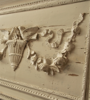 Large Painted Louis 16 Style Trumeau