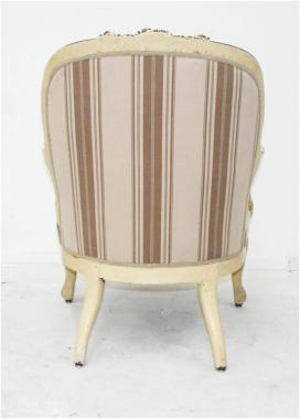 Régence Style Painted Fauteuil.