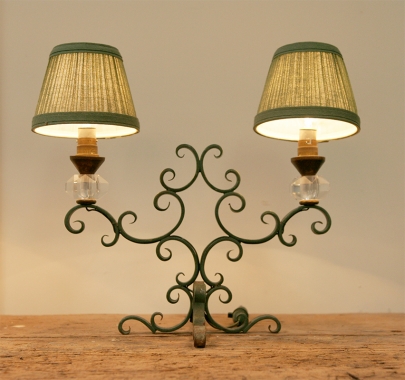 Pair Of French 1940's Table Lamps