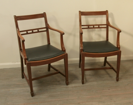 Pair Of Georgian Style Armchairs