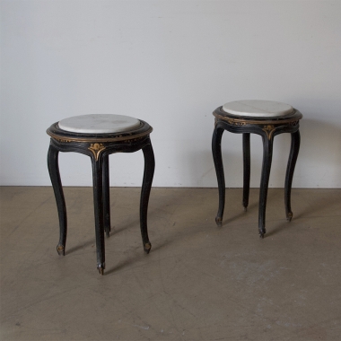 A Pair Of French, Belle Epoque, Side Tables