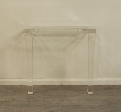 Pair Of 1940's Italian Lucite Console Tables