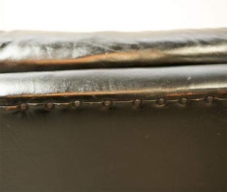 Pair Of Spanish Leather Club Chairs