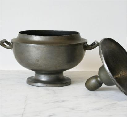 French Pewter Tureen