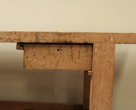 French Workbench Raw Finish