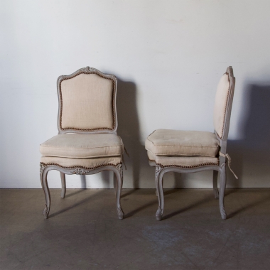 A Set Of 10, French, Louis 15 Style Dining Chairs