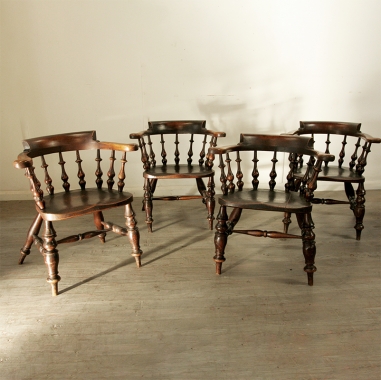 English Smoker's or Captain's chairs