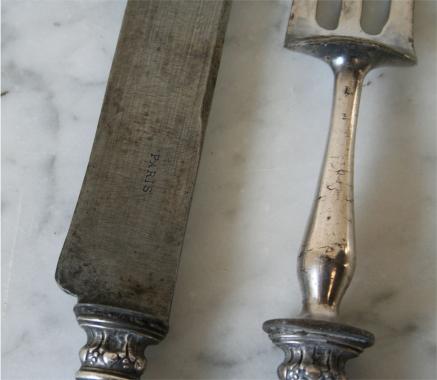 French Silver Plated Serving Set