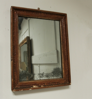 Small 19th Century Painted Mirror