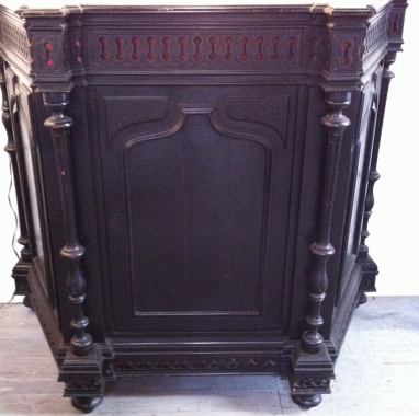 Spanish Gothic Revival Church Cabinet