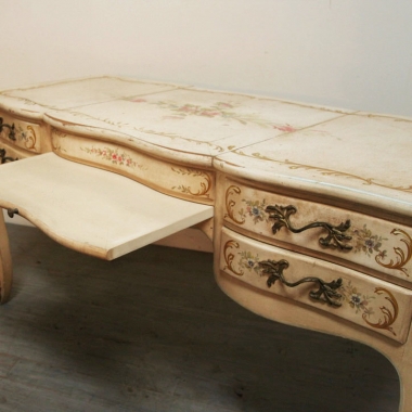 Early 20th Century Painted Venetian Desk