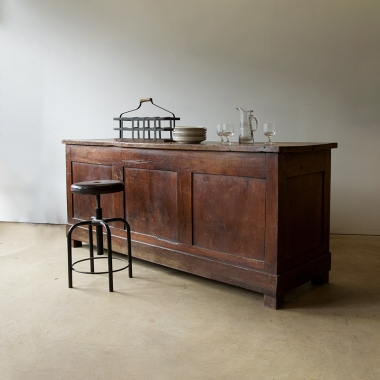French 19th Century Walnut Counter