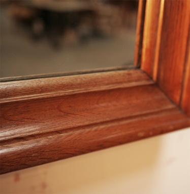 French Wooden Framed Mirror