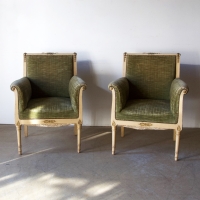 Pair Of Italian Empire Fauteuils
