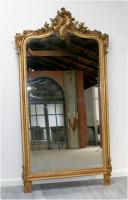 Large Louis 15th style gilt mirror