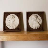 Pair Of Italian Grand Tour Marble Reliefs