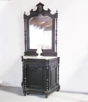 Spanish Gothic Revival Church Cabinet