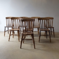  Harlequin Set Of English Provincial Chairs