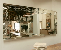 Large And Long Venetian Glass Mirror