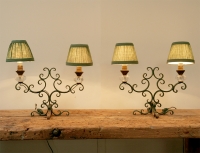 Pair Of French 1940's Table Lamps