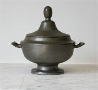 French Pewter Tureen