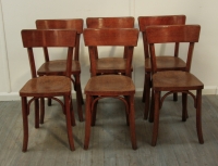Set Of 6 French Bistro Chairs