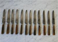 Set of French, 19th Century Knives
